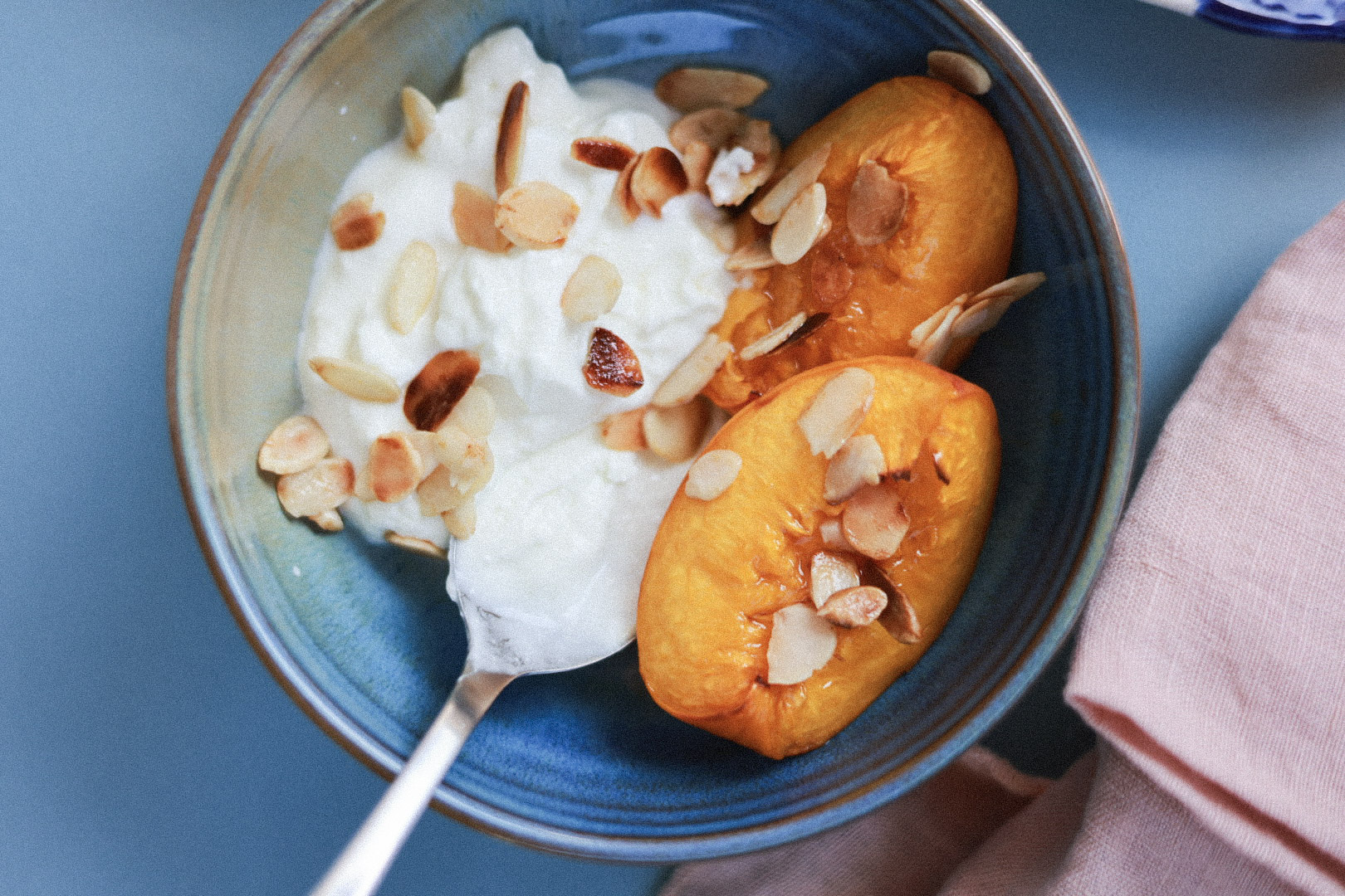 Recette pêches rôties sirop d'erable